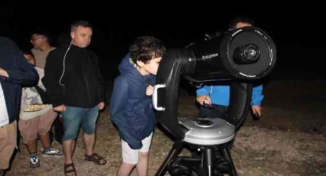 Kırıkkale semalarında görsel şölen! Perseid meteor yağmuru görüntülendi