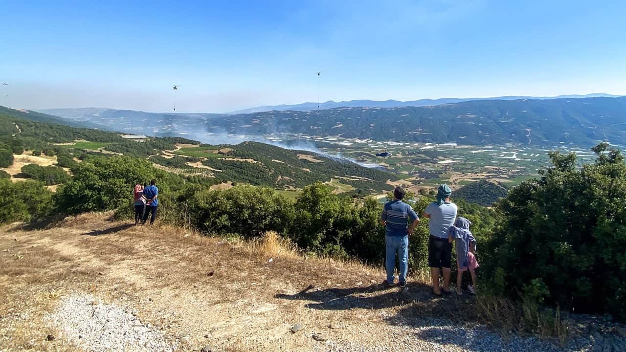 Manisa’da alevler kontrol altına alındı
