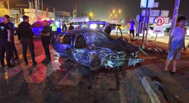 Mersin’de korkunç kaza! Çok sayıda yaralı var