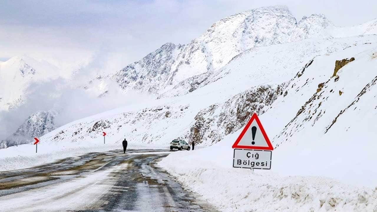 Meteoroloji'den çığ uyarısı geldi! Dikkatli ve tedbirli olunmalı
