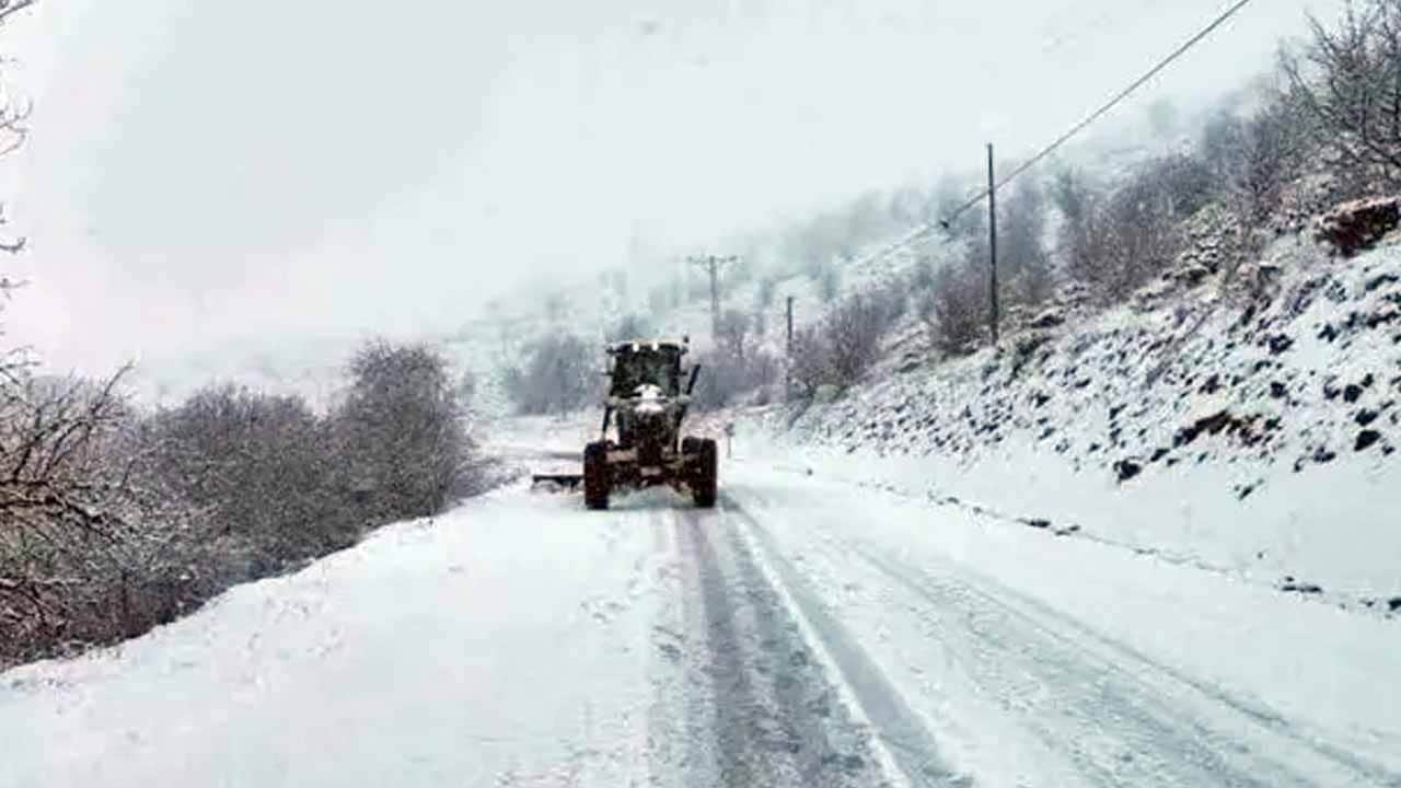 Ordu-Sivas yolunda kar kabusu! Yollar kapandı