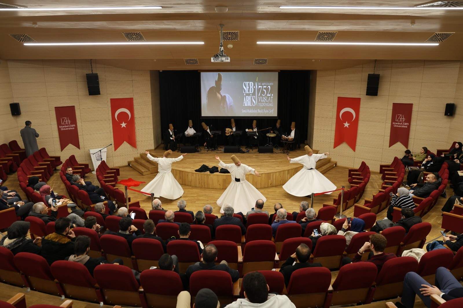 Şeb-i Arûs münasebetiyle İZÜ’de Mevlevi ayini icra edildi