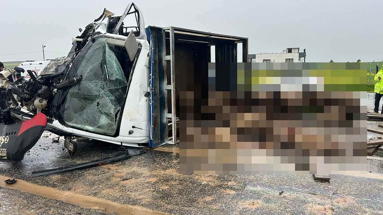 Siirt'te feci kaza: Kamyonetle otomobil çarpıştı, ortalık savaş alanına döndü!