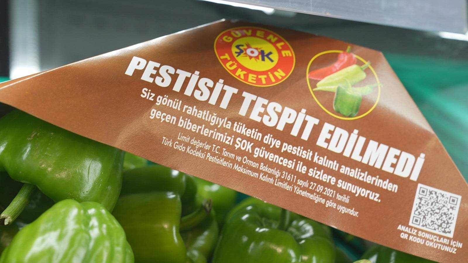 ŞOK Marketler’de pestisit analiz kapsamı genişliyor: Domatesten sonra biberler de analiz ediliyor