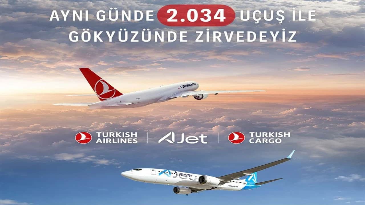 THY ağustos ayına rekor kırarak başladı