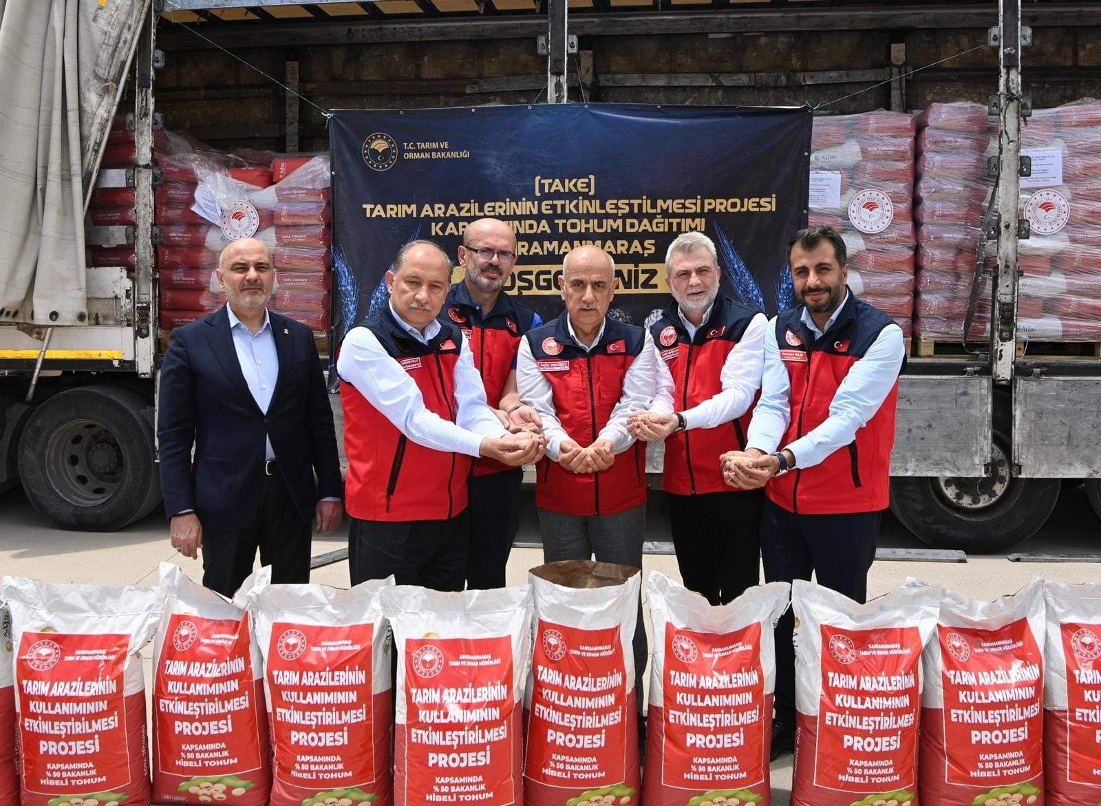 Üreticiye Can Suyu; 47 Ton Soya Tohumu Dağıtıldı