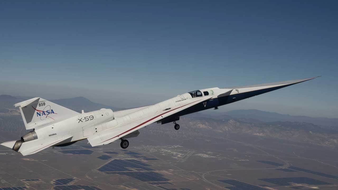 X-59 sınırları zorluyor! 1.4 Mach hıza ulaştı