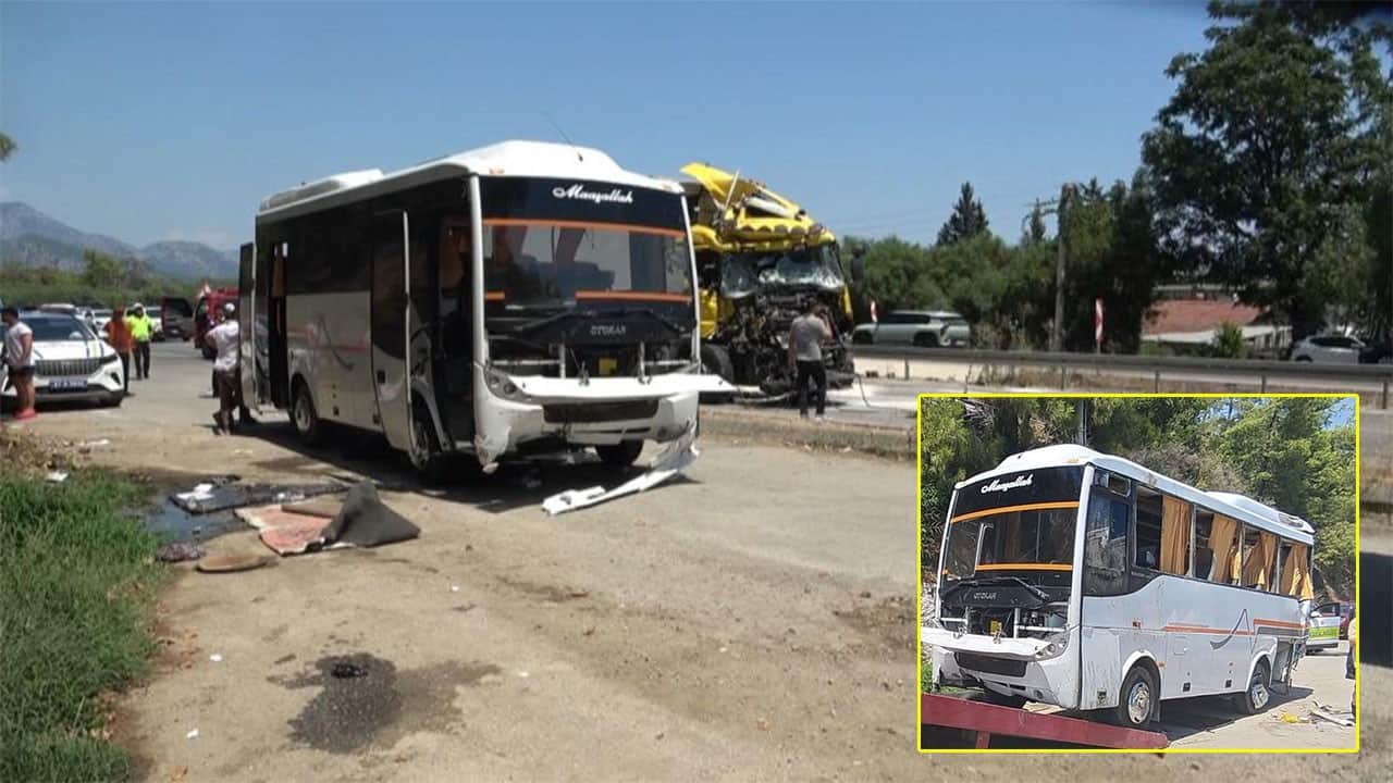 Yolcu indirmek için durdu 11 yolcu hastanelik oldu