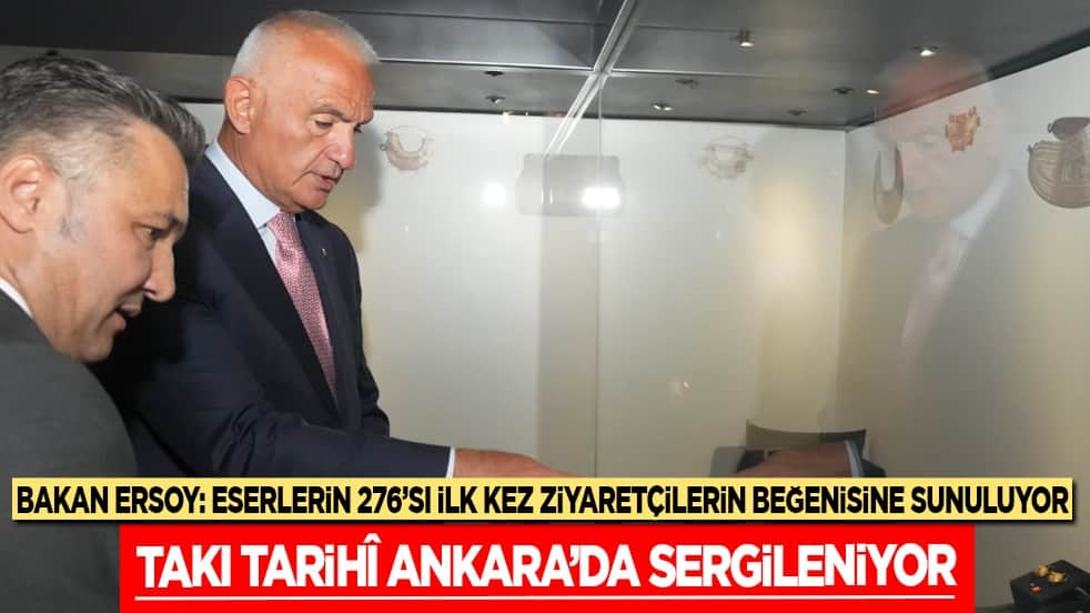 12 bin yıllık tarih 550 takıda buluştu: Takı Tarihî Ankara'da sergileniyor...