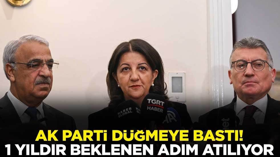 AK Parti düğmeye bastı! 1 yıldır beklenen adım atılıyor