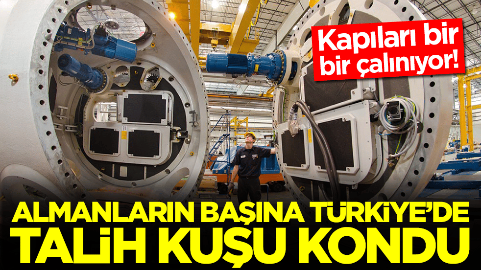 Almanların başına Türkiye'de talih kuşu kondu