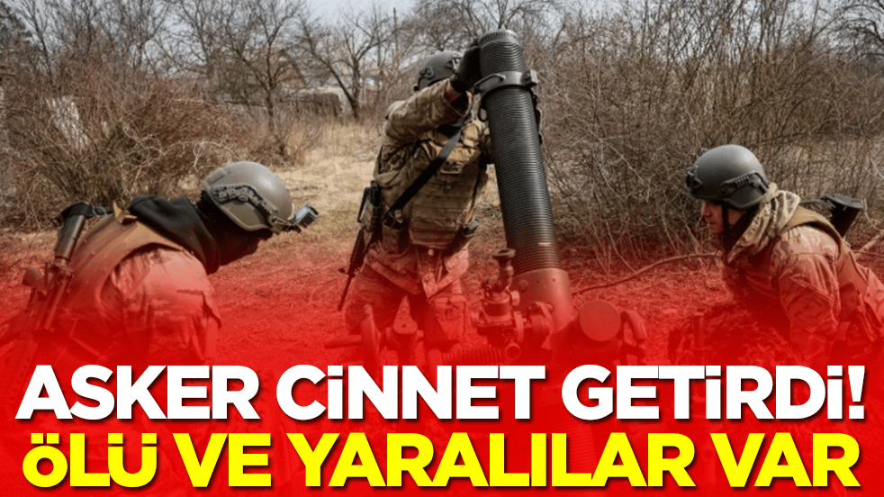 Asker cinnet getirdi: Ölü ve yaralılar var