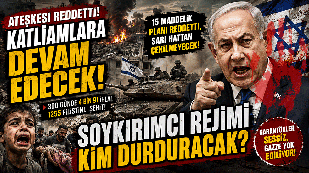 Ateşkesi reddetti, katliamlara devam edecek! SOYKIRIMCI REJİMİ KİM DURDURACAK?
