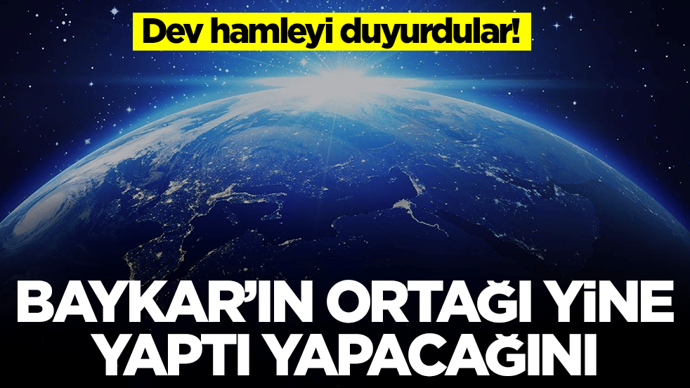 Baykar'ın ortağı yine yaptı yapacağını