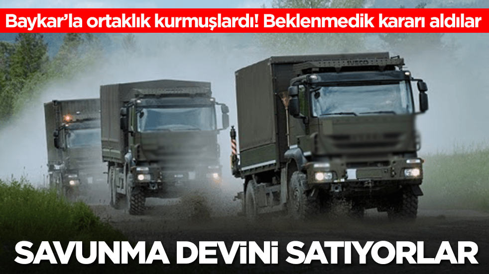 Baykar’la ortaklık kurmuşlardı! Beklenmedik kararı aldılar: Savunma devi satılıyor