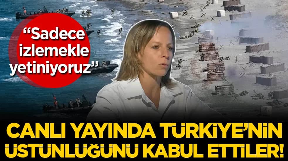 Canlı yayında Türkiye'nin üstünlüğünü kabul ettiler: 'Sadece izlemekle yetiniyoruz'