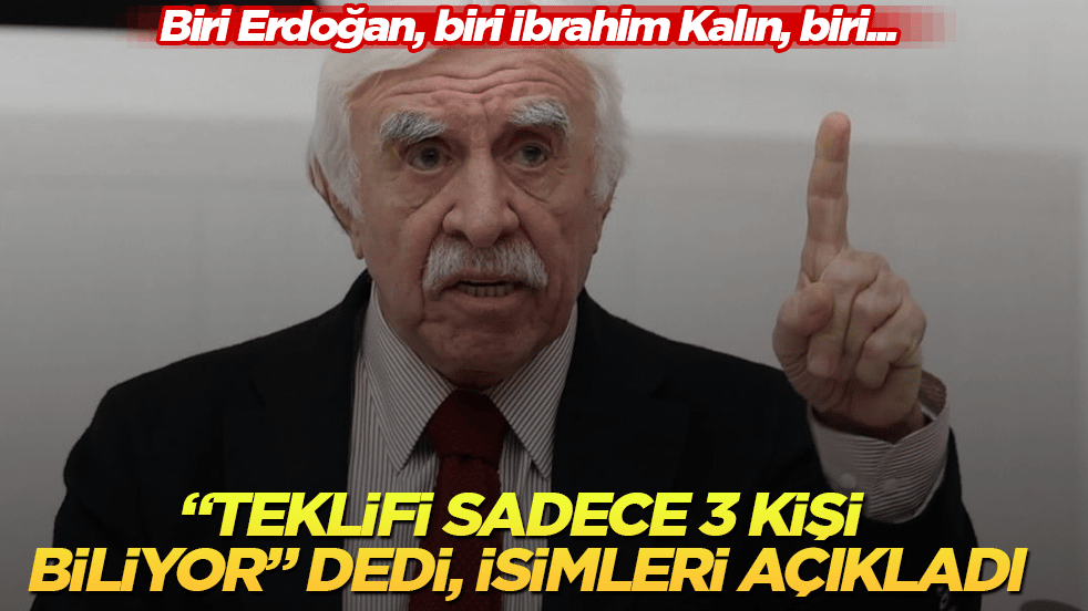 Cengiz Çandar "Teklifi sadece 3 kişi biliyor" dedi, isimleri açıkladı: Biri Erdoğan, biri İbrahim Kalın, biri...