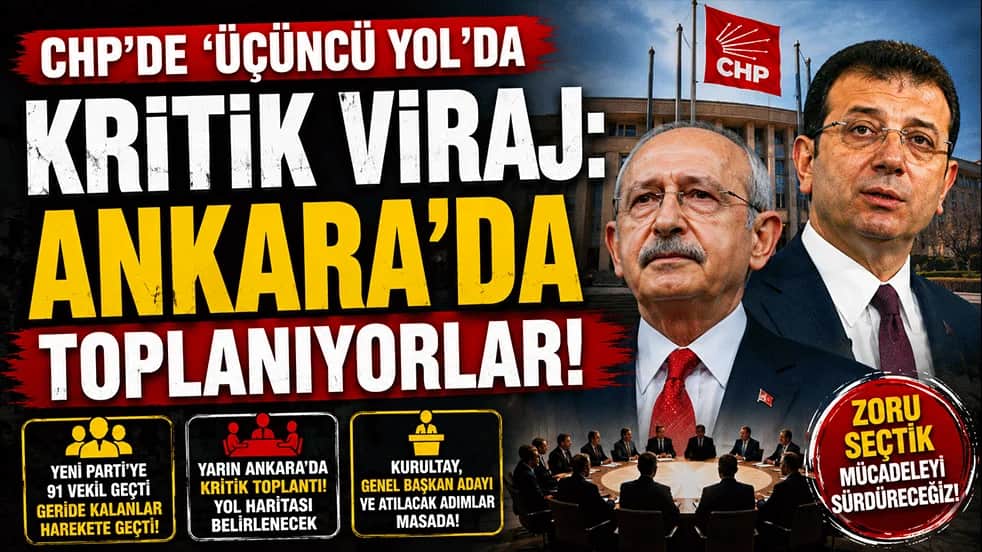 CHP'de 'Üçüncü Yol' alarmı! Kılıçdaroğlu cephesi Ankara'da kritik toplantıya gidiyor