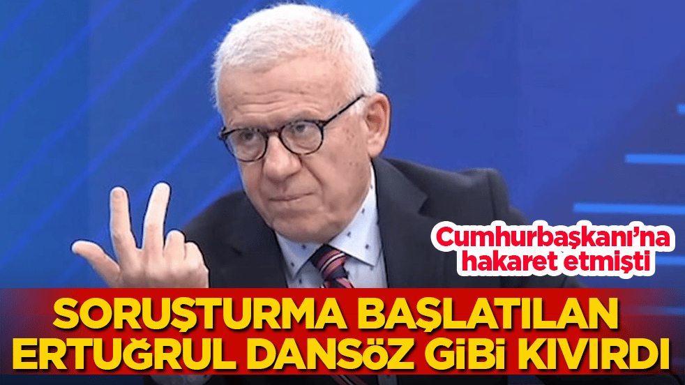 Cumhurbaşkanı’na hakaret etmişti! Soruşturma başlatılan Ertuğrul Özkök dansöz gibi kıvırdı