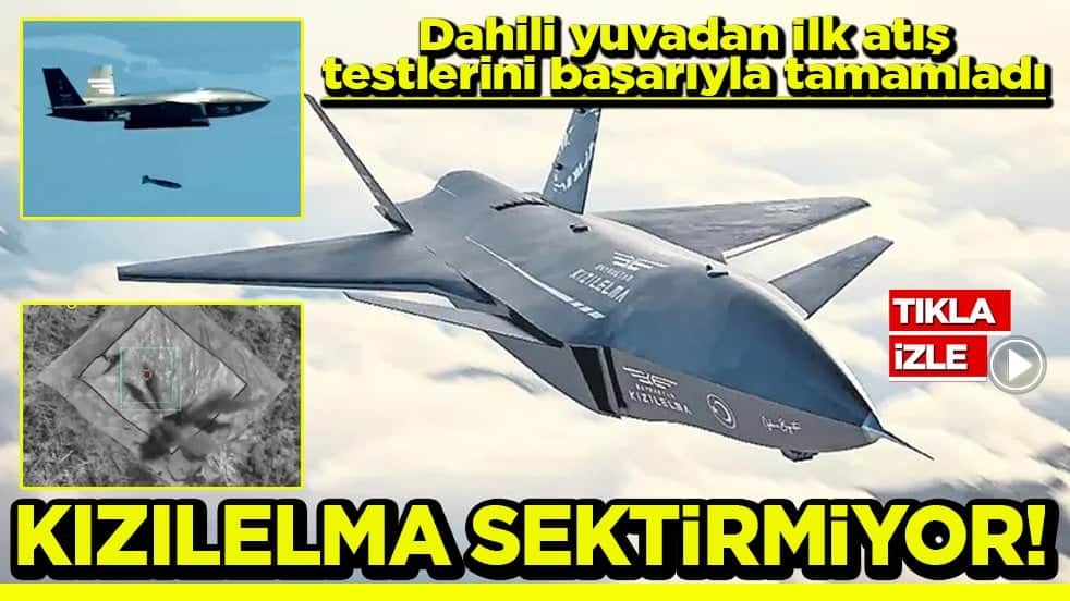 Dahili yuvadan İlk atış testlerini başarıyla tamamladı Kızılelma sektirmiyor