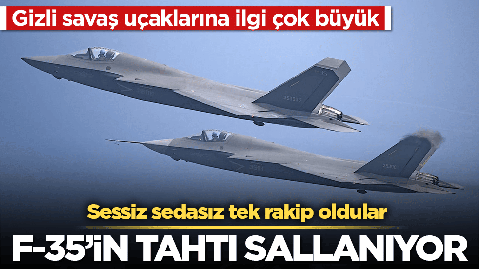 F-35’in tahtı zangır zangır sallanıyor! Gizli savaş uçaklarına ilgi çok büyük: Tek rakip oldular