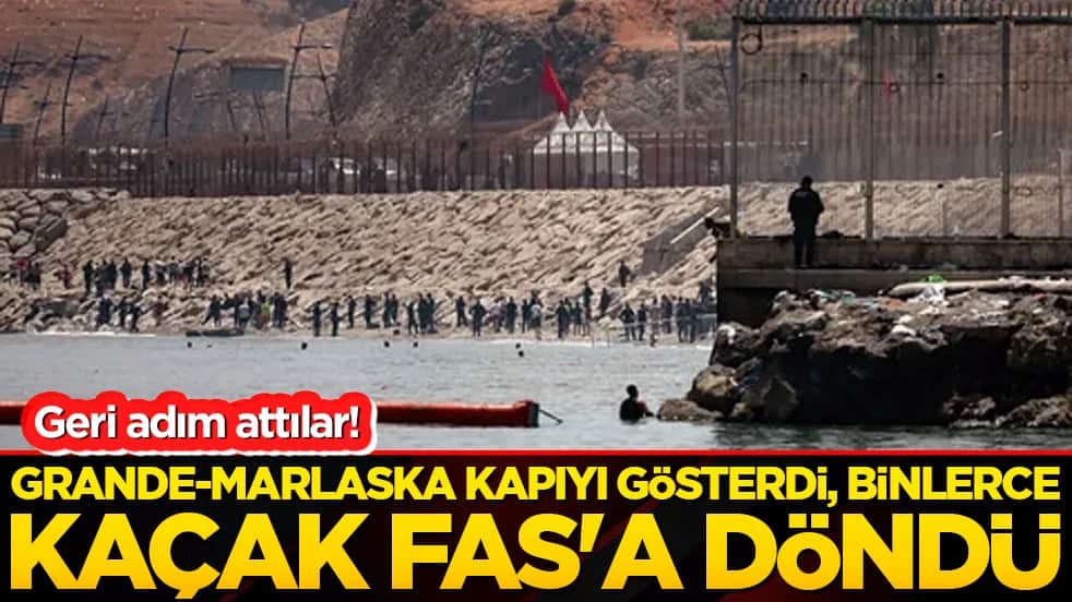 Geri adım attılar! Grande-Marlaska kapıyı gösterdi, binlerce kaçak Fas'a döndü!