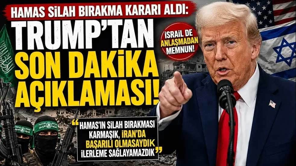 Hamas silah bırakacak mı? Trump'tan dikkat çeken açıklama: "İran'da başarılı olmasaydık olmazdı"