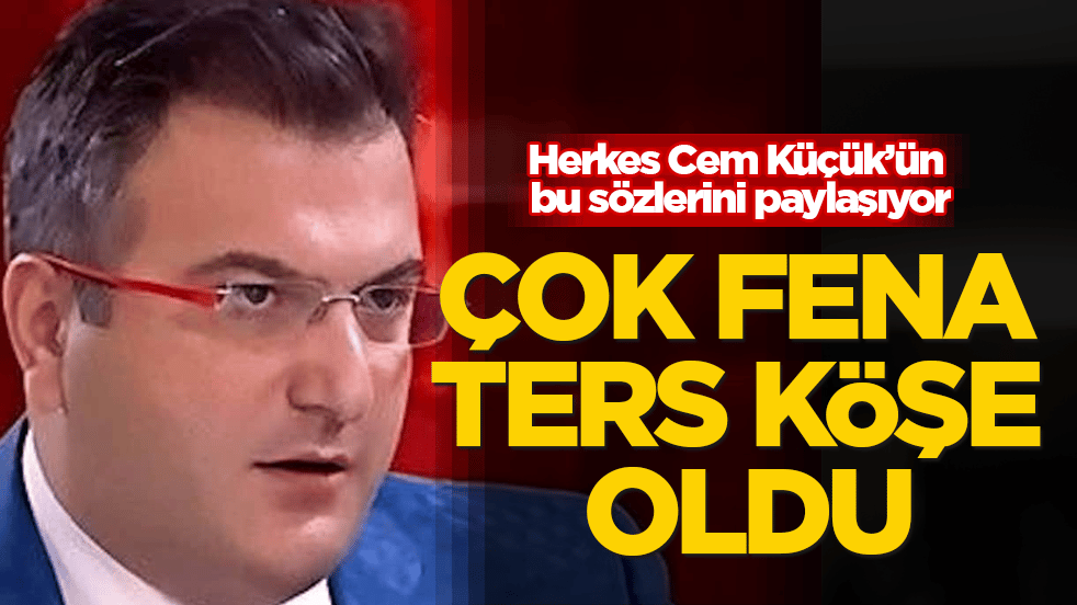 Herkes Cem Küçük’ün bu sözlerini paylaşıyor! Çok fena ters köşe oldu
