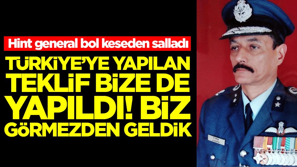 Hint general bol keseden salladı: Türkiye'ye yapılan teklif bize de yapıldı, biz görmezden geldik