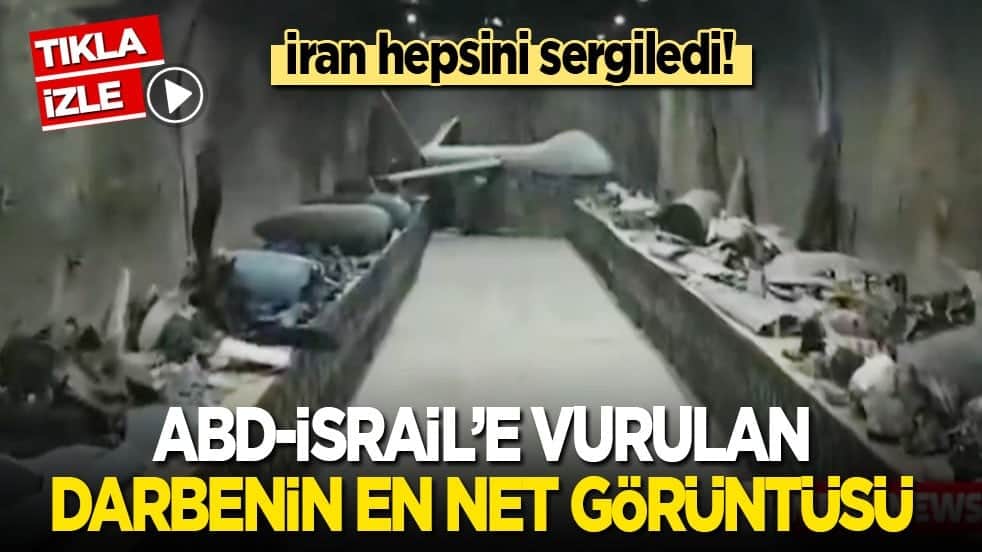 İran hepsini sergiledi! ABD-İsrail’e vurulan darbenin en net görüntüsü