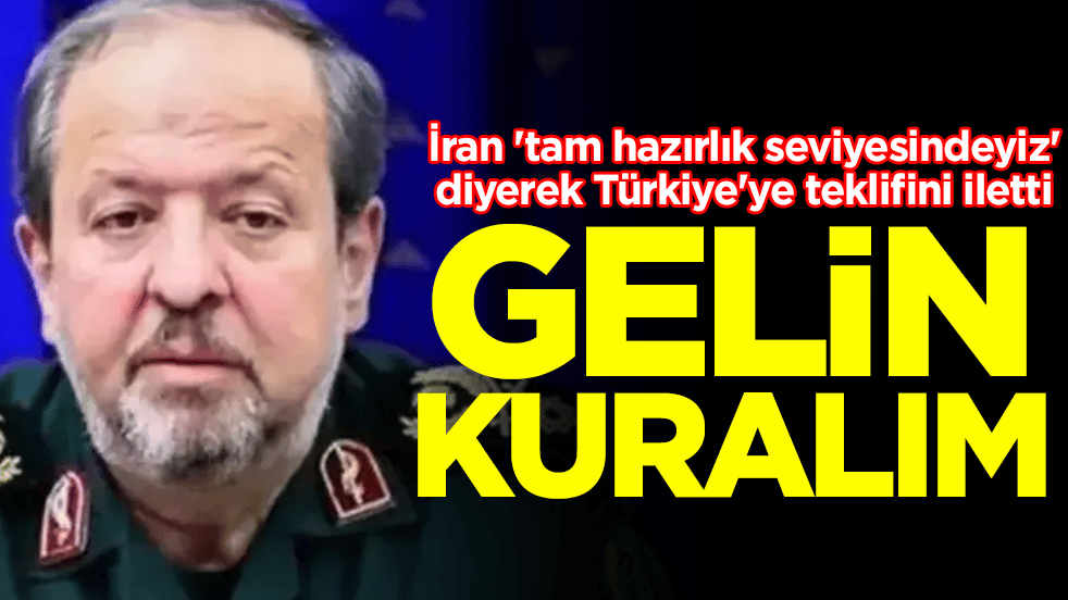 İran 'tam hazırlık seviyesindeyiz' diyerek Türkiye'ye teklifini iletti: Gelin kuralım