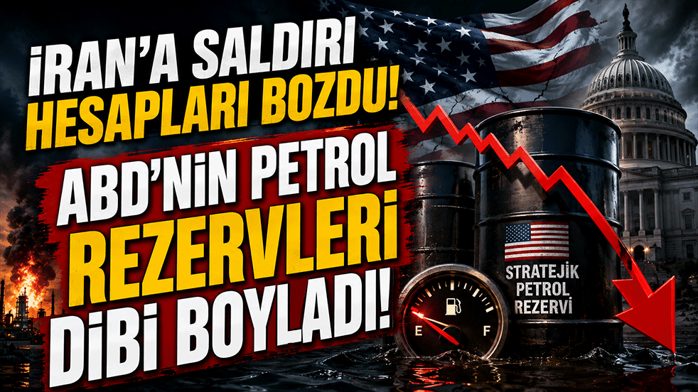 İran’a saldırı hesapları bozdu! ABD’nin petrol rezervleri dibi boyladı