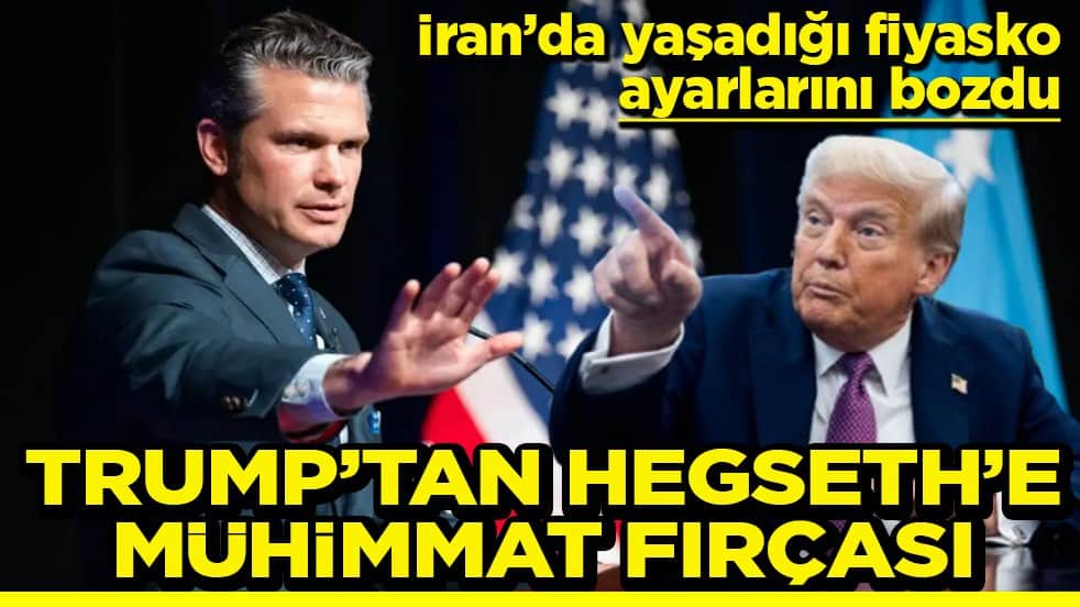 İran’la yaşadığı fiyasko ayarlarını bozdu Trump’tan Hegseth’e mühimmat fırçası