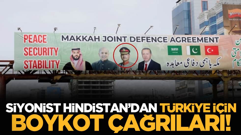 İsrail'in gönüllü kölelerine bakın! Hindistan’dan Türkiye için boykot çağrıları!