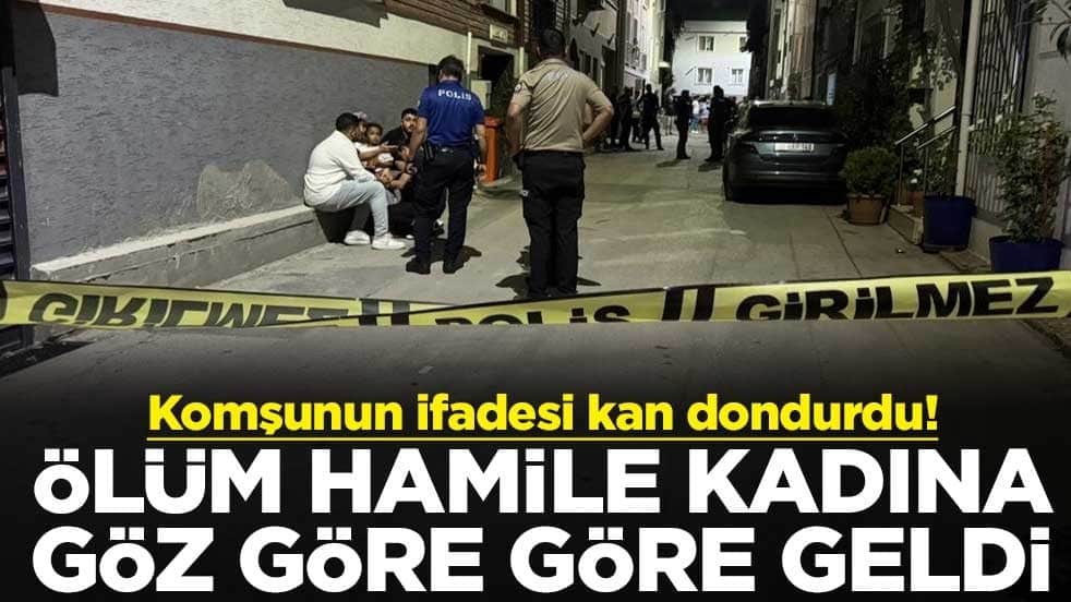Komşunun ifadesi kan dondurdu! Ölüm hamile kadına göz göre göre geldi