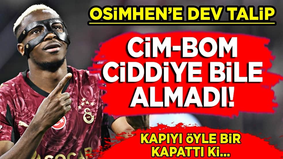 Küçük çaplı rakam bu: Galatasaray daha kulübe teklif ulaşmadan Osimhen kararını verdi! 