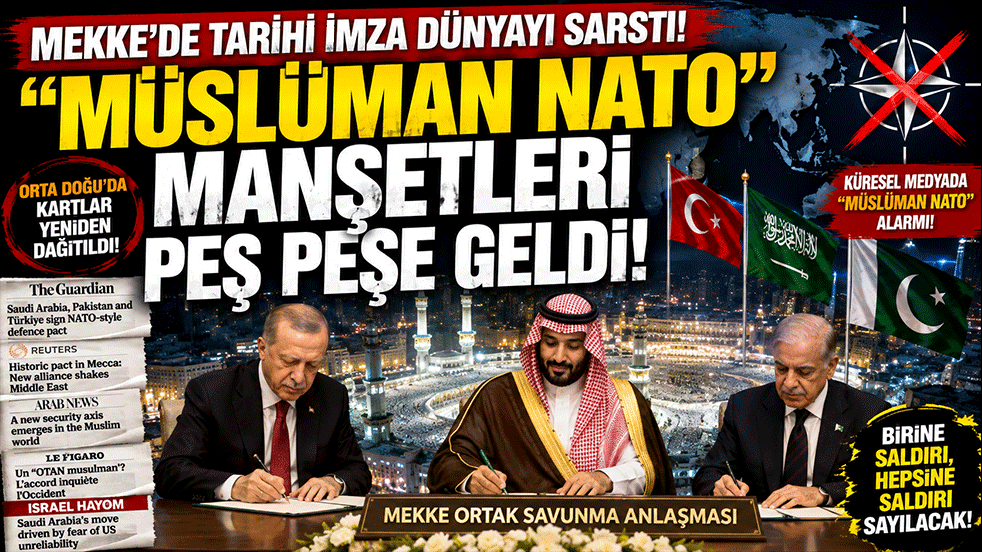 Mekke'deki tarihi imza dünyayı sarstı! "Müslüman NATO" manşetleri peş peşe geldi