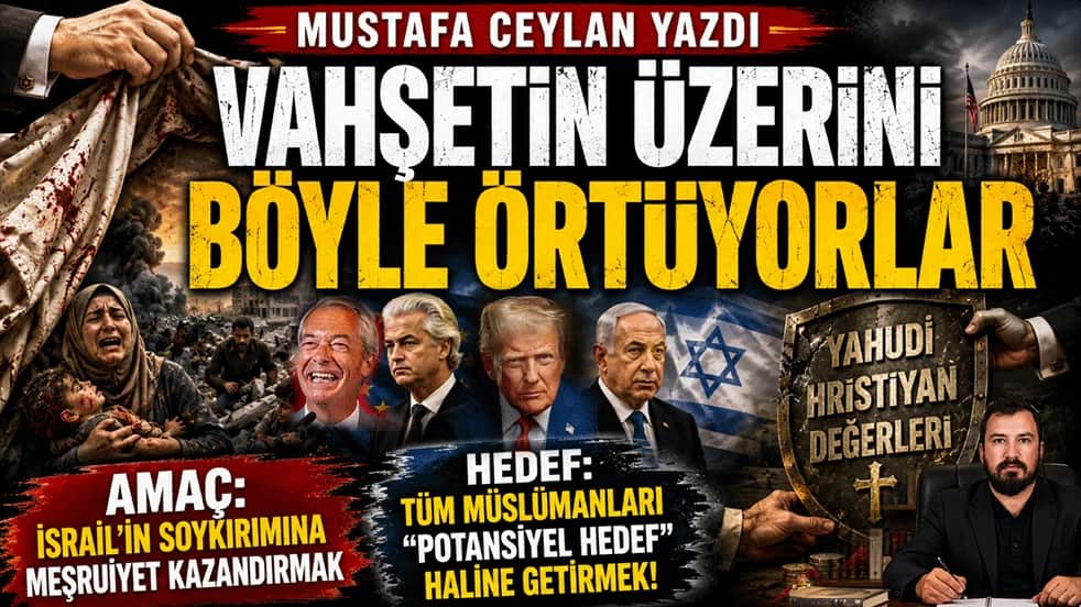 Mustafa Ceylan Batı’nın "Yahudi-Hristiyan değerleri" söylemini hedef aldı: Vahşetin üzerini böyle örtüyorlar