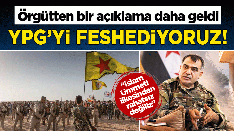 Örgütten bir açıklama daha geldi: YPG’yi feshediyoruz