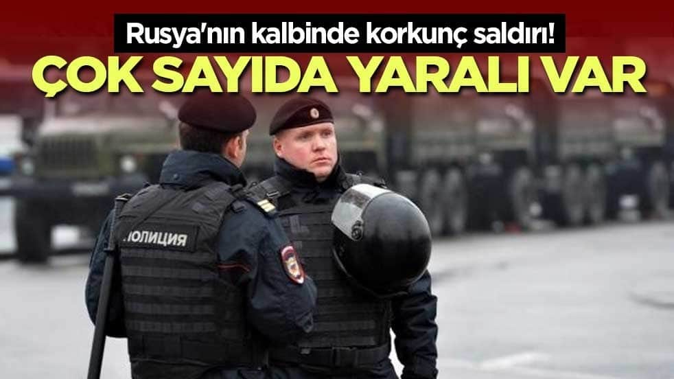 Rusya'nın kalbinde korkunç saldırı! 21 kişi yaralandı