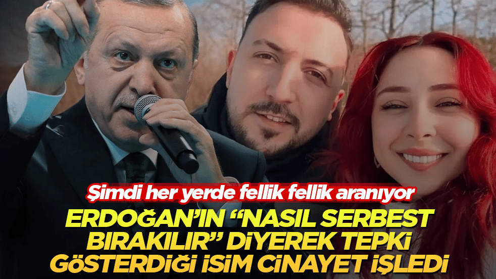 Şimdi her yerde fellik fellik aranıyor! Erdoğan’ın "Nasıl serbest bırakılır" diyerek tepki gösterdiği isim, cinayet işledi 