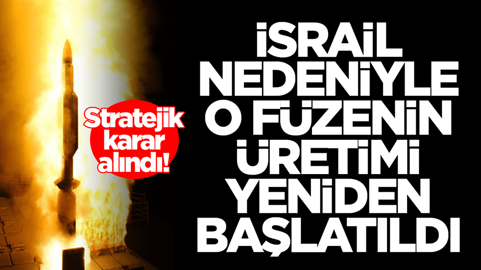 Stratejik karar alındı: İsrail nedeniyle o füzenin üretimi acil olarak yeniden başlatıldı