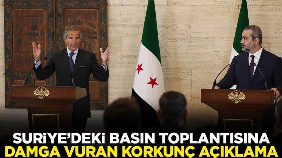 Suriye’deki basın toplantısına damga vuran korkunç açıklama