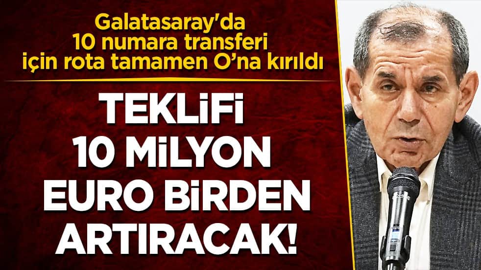 Transferde suskunluğunu bozmaya hazırlanan Galatasaray bombayı fena patlatacak!