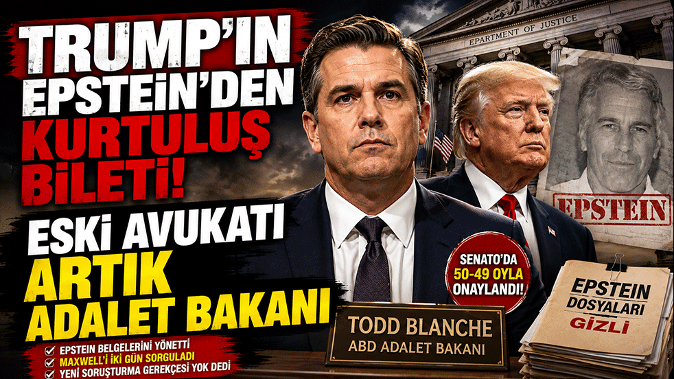 Trump’ın Epstein’den kurtuluş bileti! Eski avukatı artık resmen Adalet Bakanı