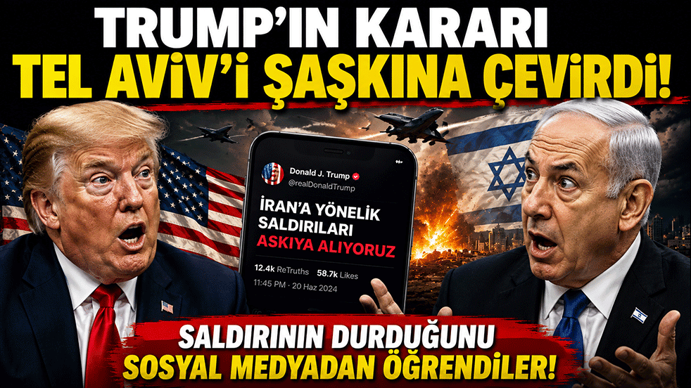Trump'ın kararı Tel Aviv'i şaşkına çevirdi! İsrail saldırının durduğunu sosyal medyadan öğrendi
