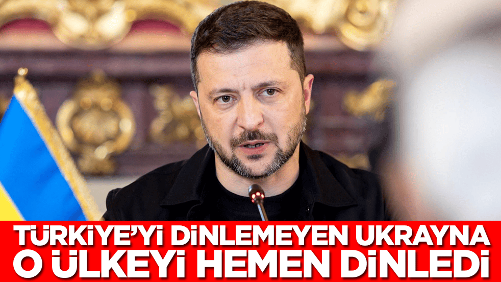 Tüm iyi niyetli adımlarımızı hiçe saydılar: Türkiye'yi dinlemeyen Ukrayna o ülkeyi hemen dinledi