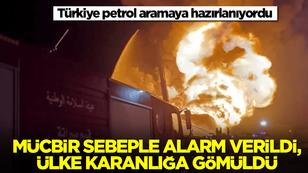 Türkiye petrol aramaya hazırlanıyordu: Mücbir sebeple alarm verildi, ülke karanlığa gömüldü