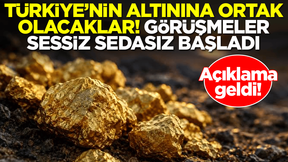 Türkiye'nin altınına ortak olacaklar: Görüşmeler sessiz sedasız başladı