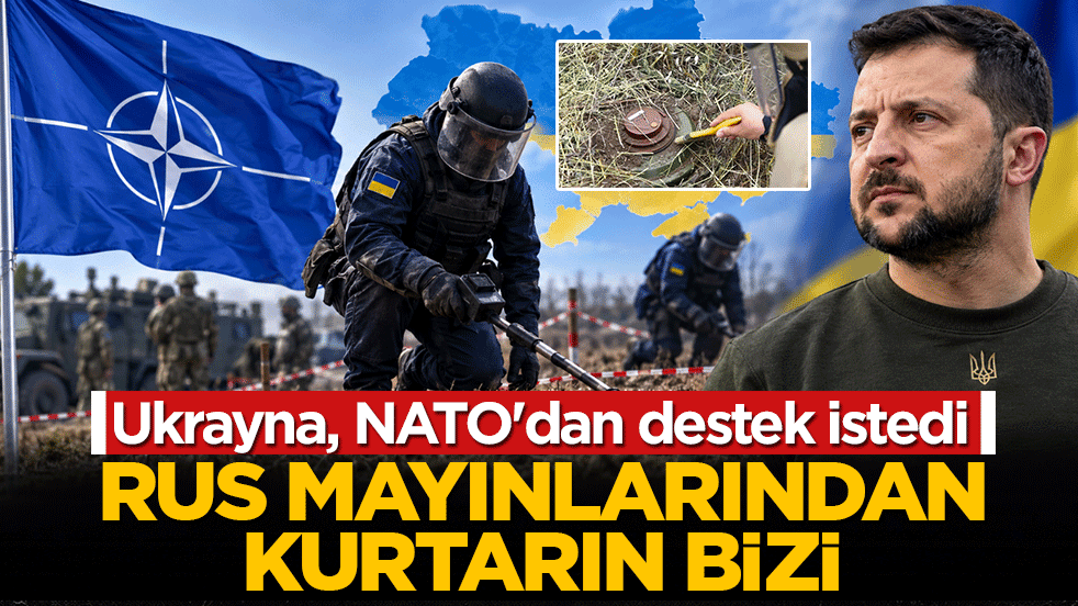 Ukrayna, NATO'dan destek istedi: Rus mayınlarından kurtarın bizi!
